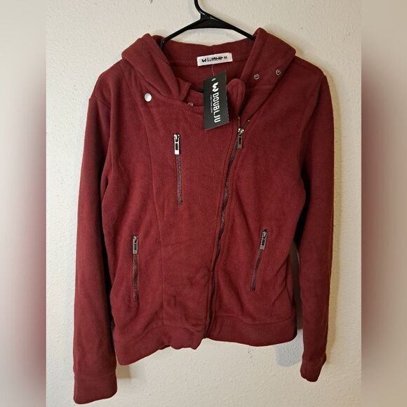 Doubju red jacket size medium NWT - Picture 1 of 7